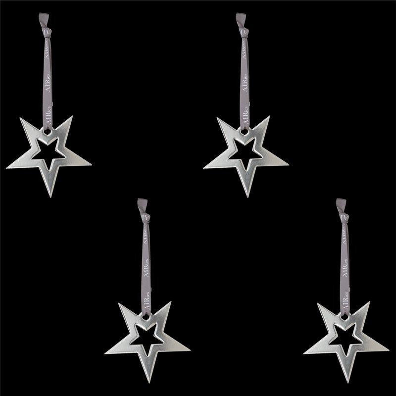 AIRies Stjärnhänge i silver 4 stycken, liten