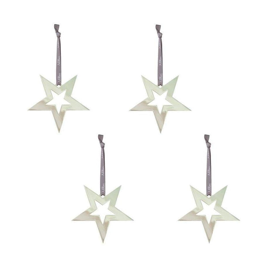 AIRies Stjärnhänge i silver 4 stycken, liten