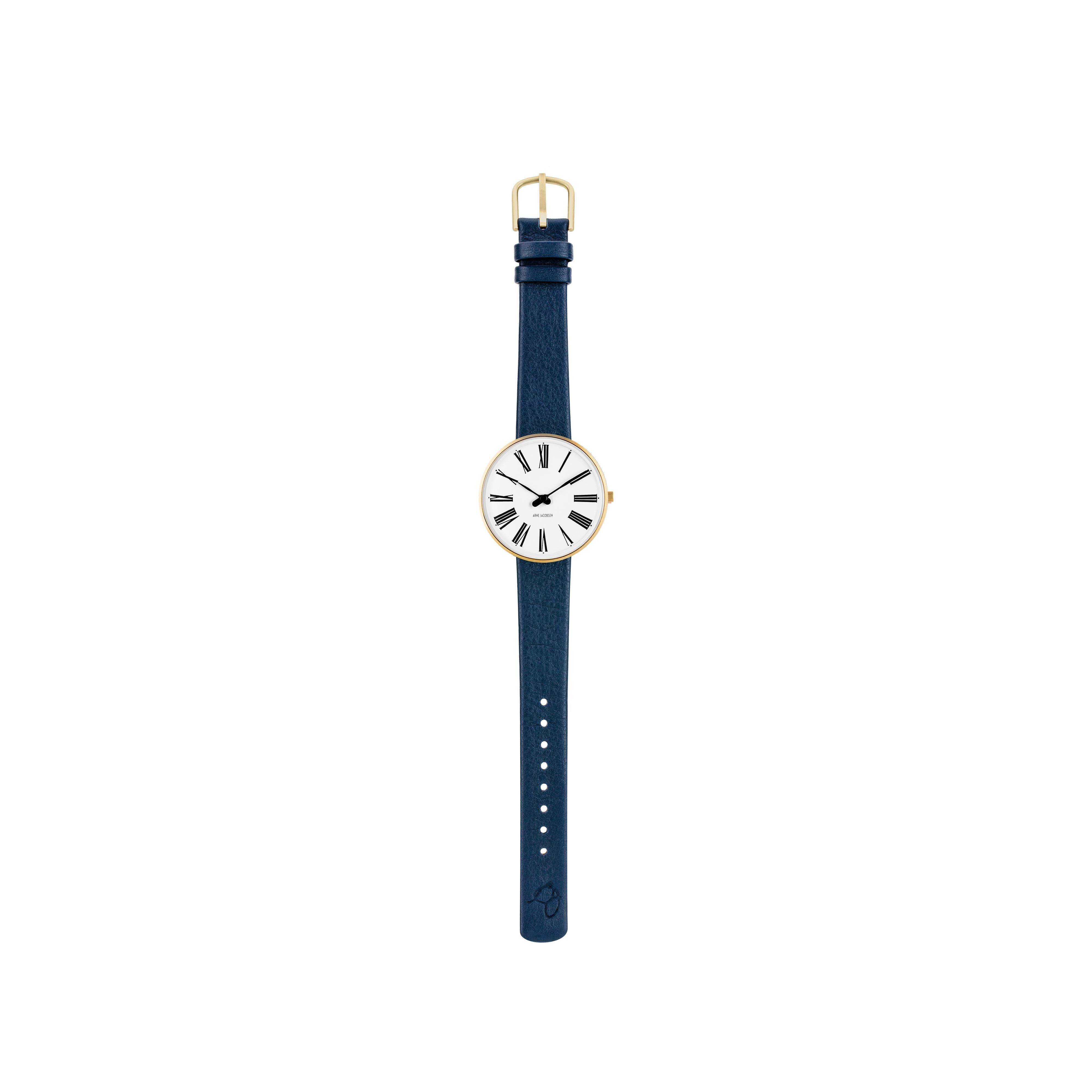 Arne Jacobsen Nya IPG -armbandsur Ø34, blå rem