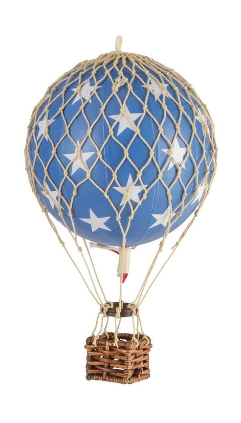 Authentic Models Flyter himlen luftballon, blå stjärnor, Ø 8,5 cm