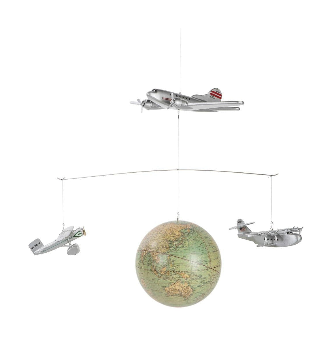 Authentic Models Obehag med jorden och flygplan