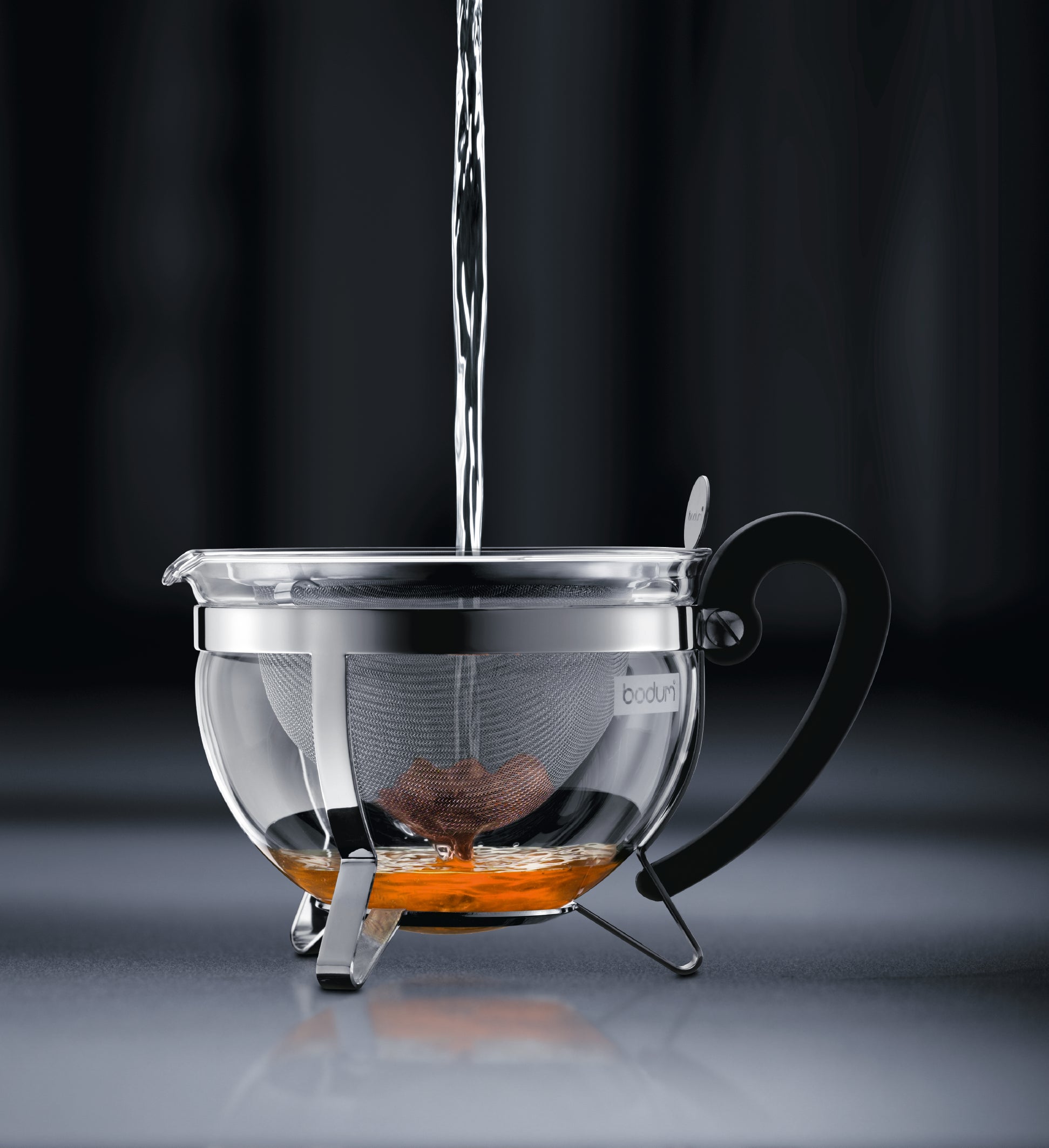 Bodum Filtrera till 1921/1970 Chambord Teapot, Chrome