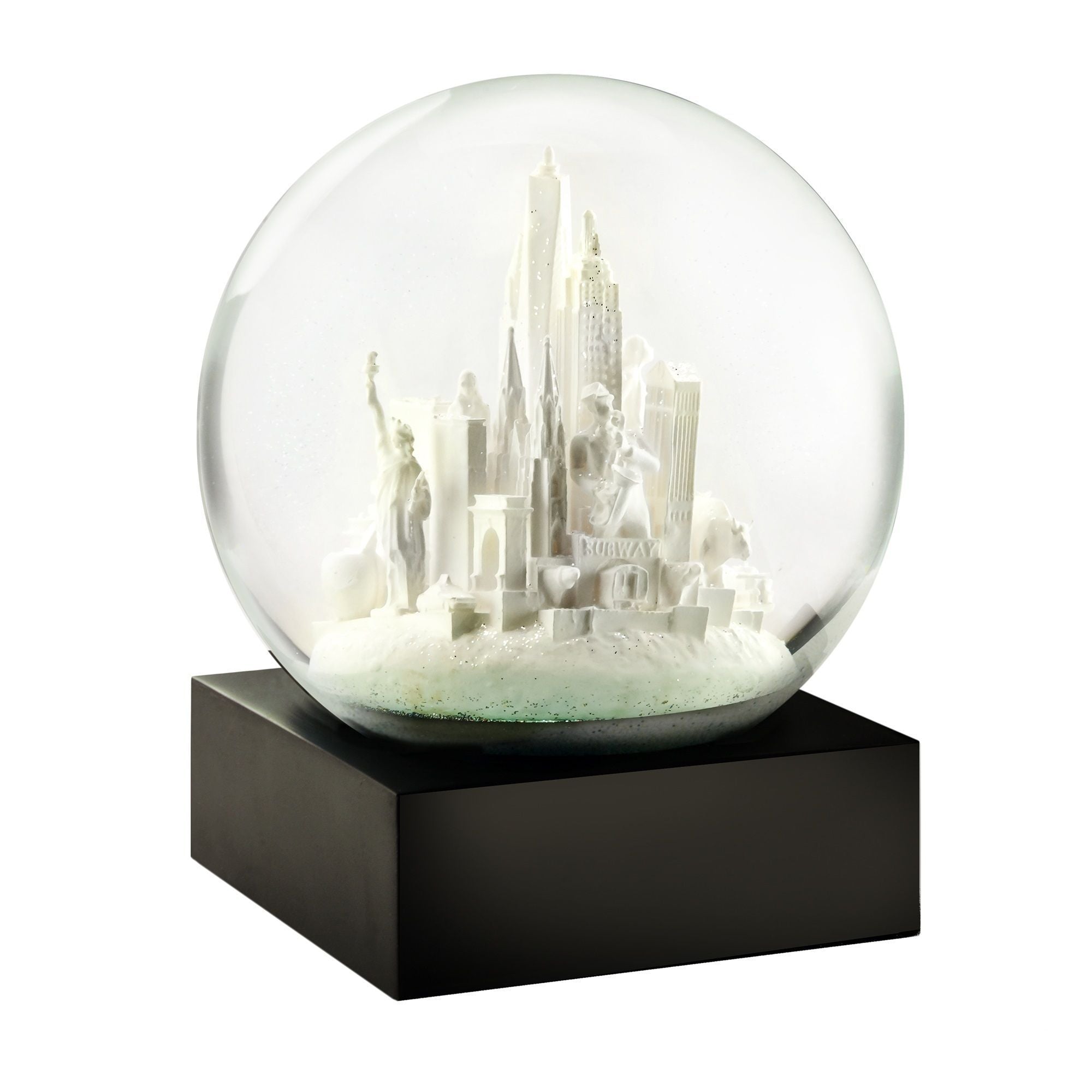 Cool Snow Globes NYC vit snöboll