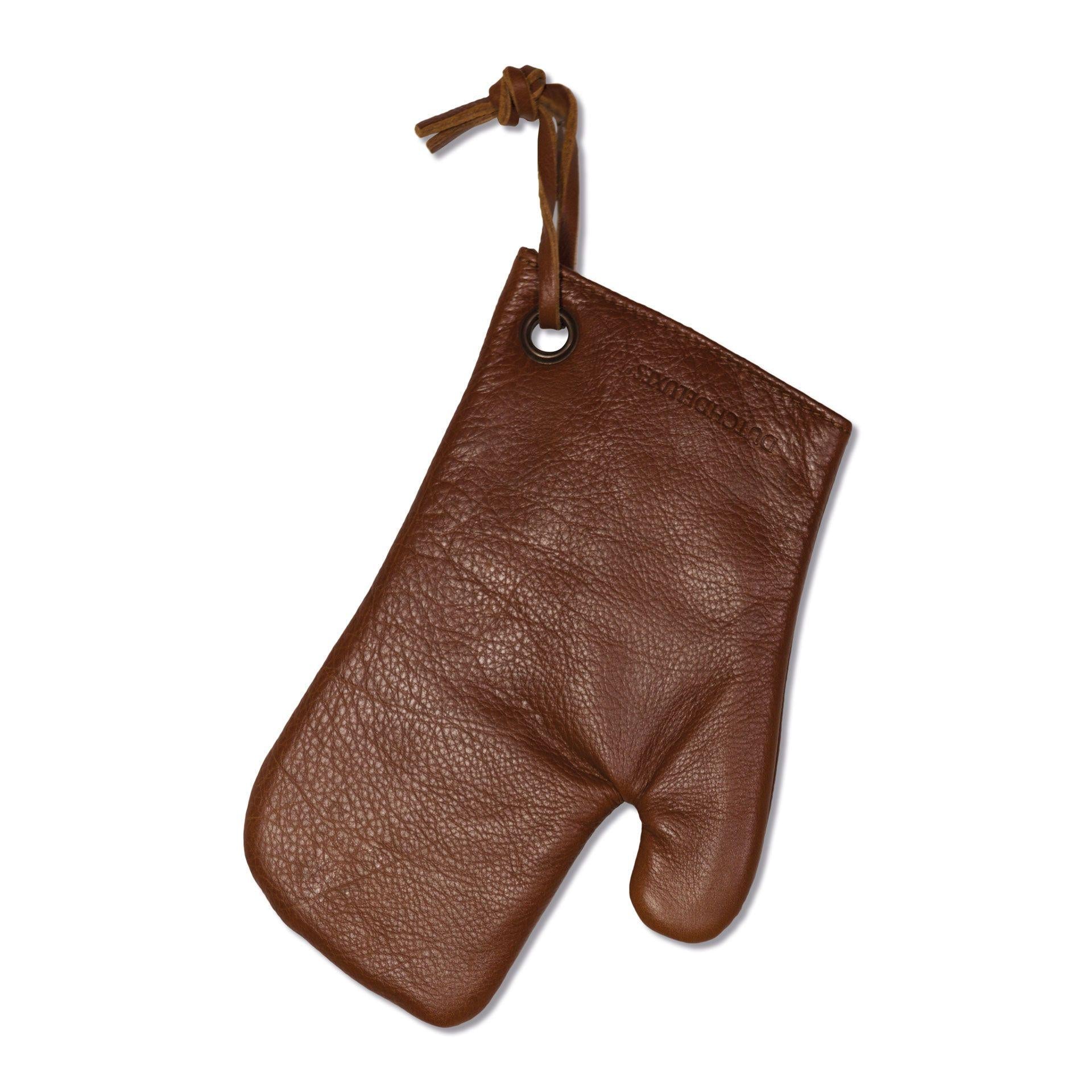 Dutchdeluxes Classic Barbecue & Oven Glove, Brown