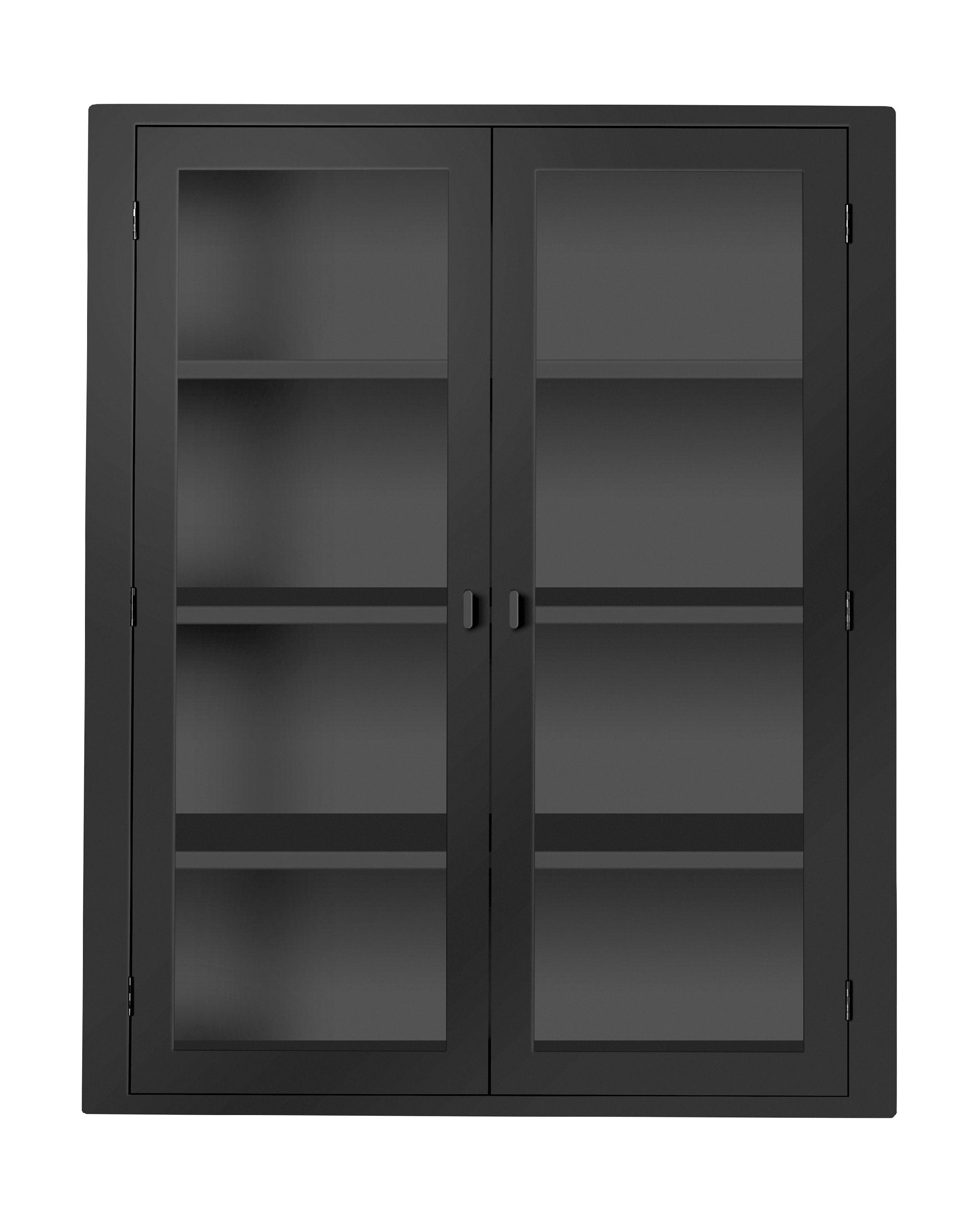 FDB Møbler A90 -bås displayskåp, svart