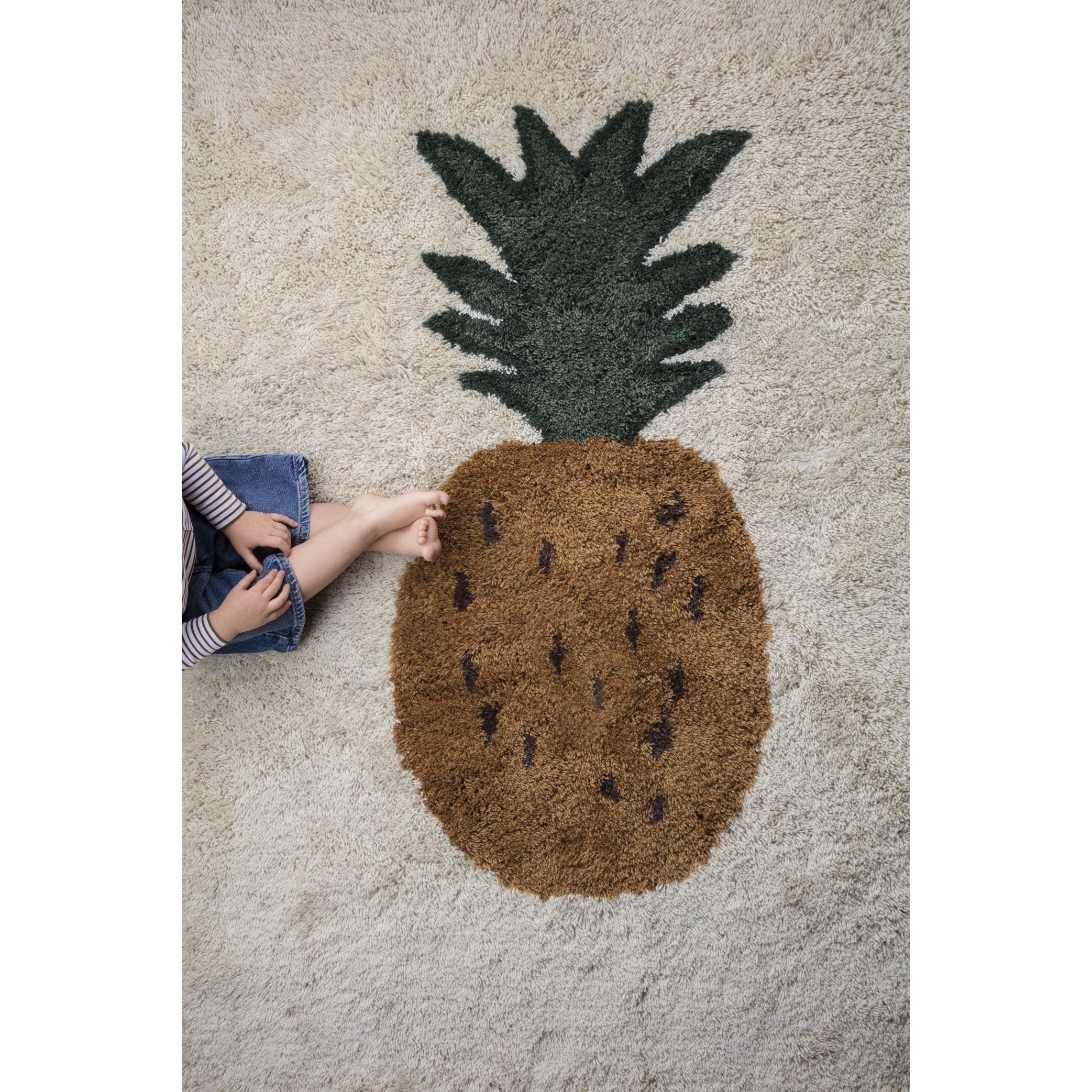 Ferm Living Fruiticana matta ananas, 120 cm