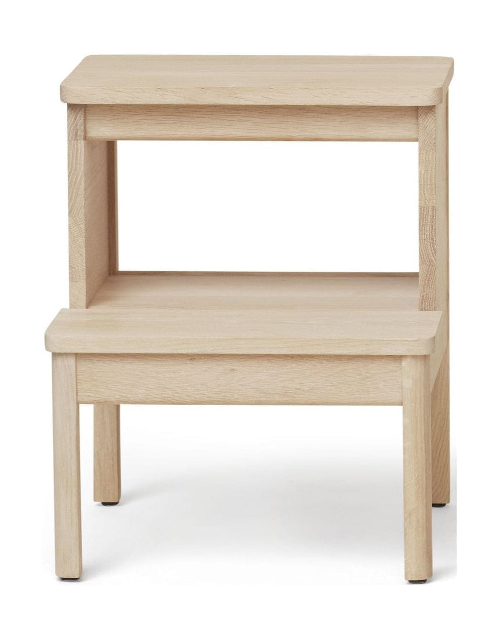 Form&Refine Ett linjesteg stol, vit oljeek