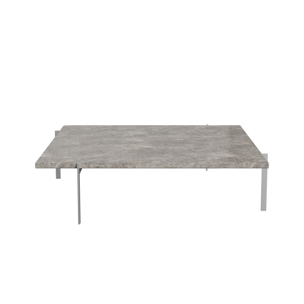 Fritz Hansen PK61A kaffebord 120 cm, gråbrun mattslet marmor
