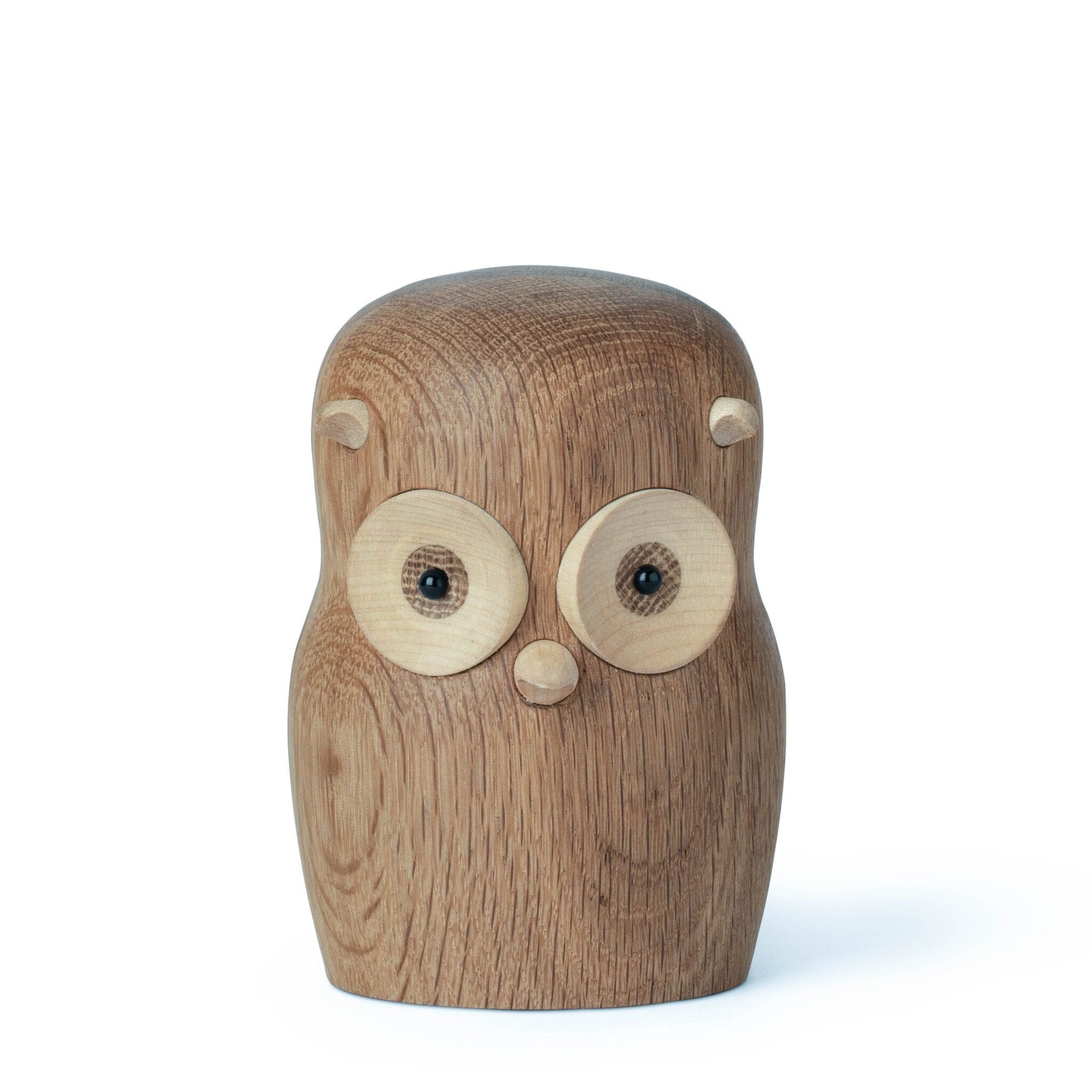 Gunnar Flørning Horn Owl Oak 12 cm