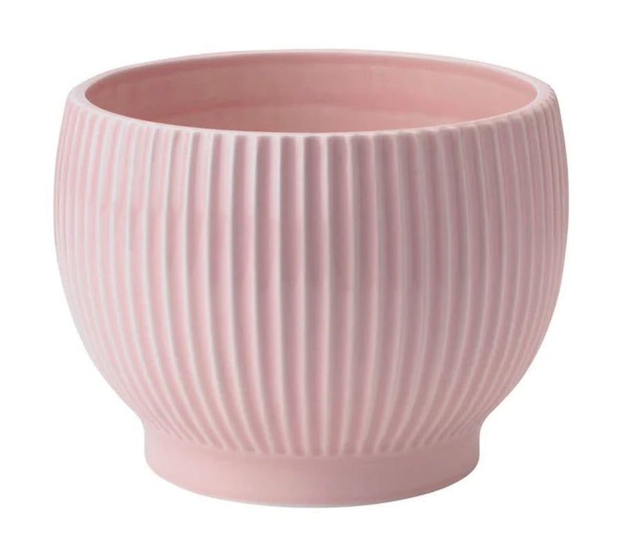 Knabstrup Keramik Örtpotten gömmer sig med spår Ø 16,5 cm, rosa