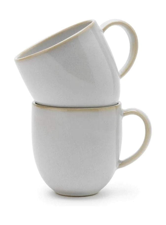 Knabstrup Keramik Tavola Mug 2 st. 300 ml, vit
