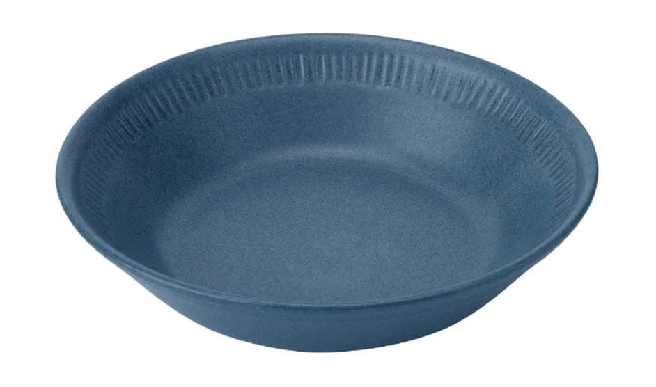Knabstrup Keramik Djup platta Ø 18 cm, blå