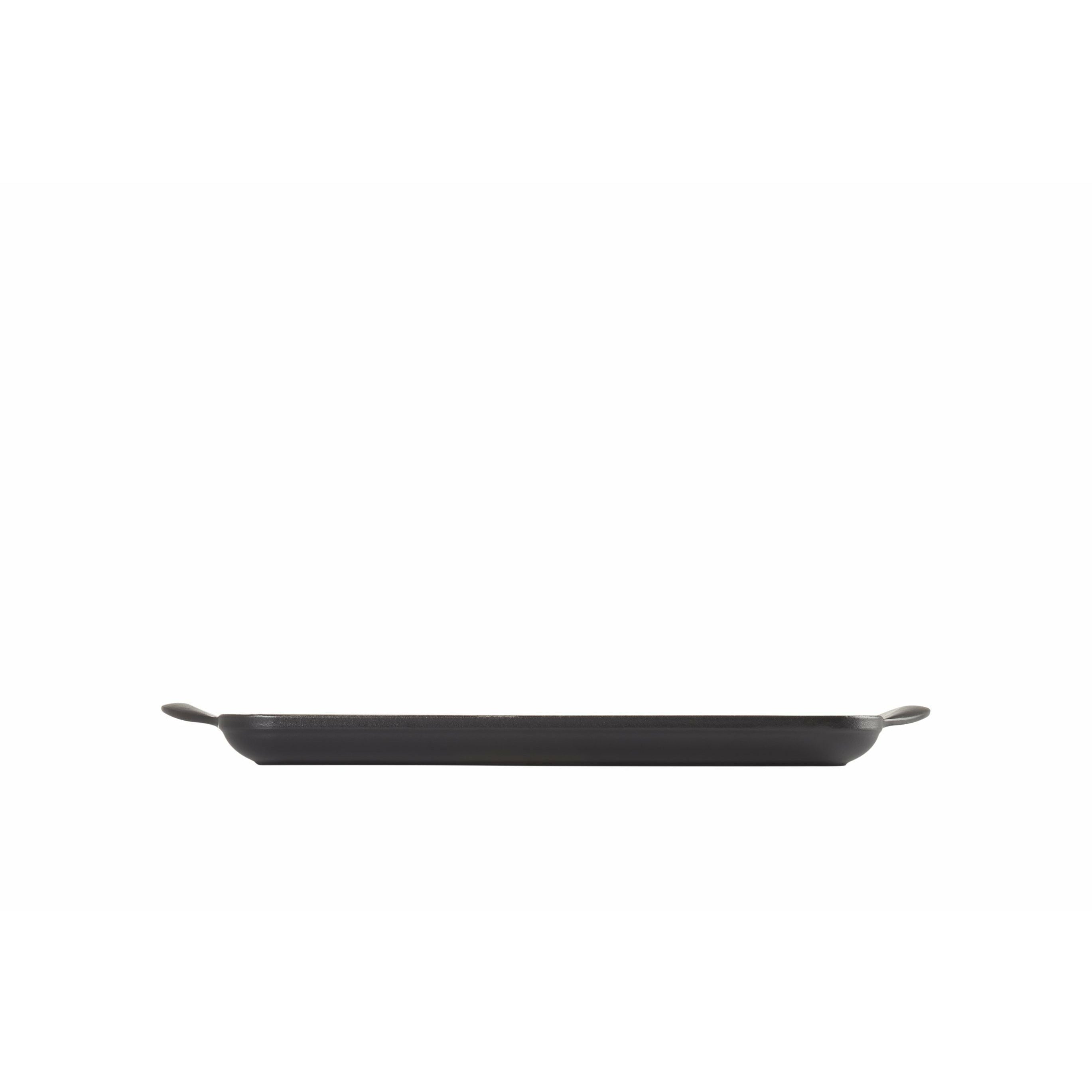 Le Creuset tradition Rektangulär grillplatta 32 cm, svart