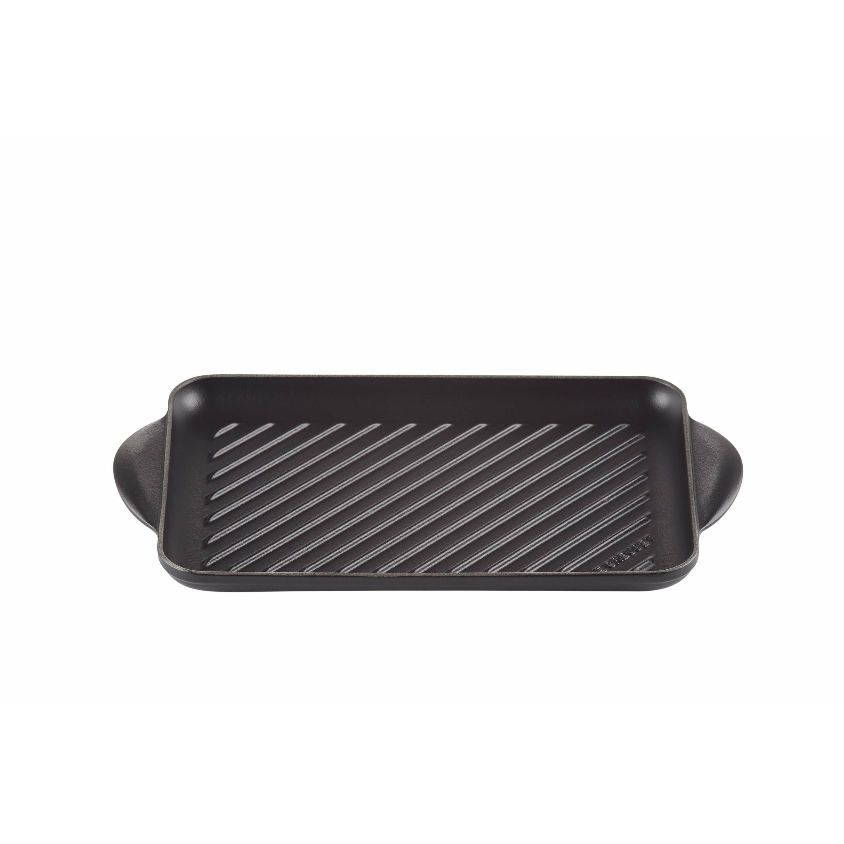 Le Creuset tradition Rektangulär grillplatta 32 cm, svart