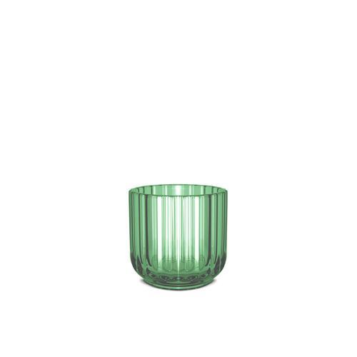 Lyngby Tealight håller grönt glas, 6,5 cm