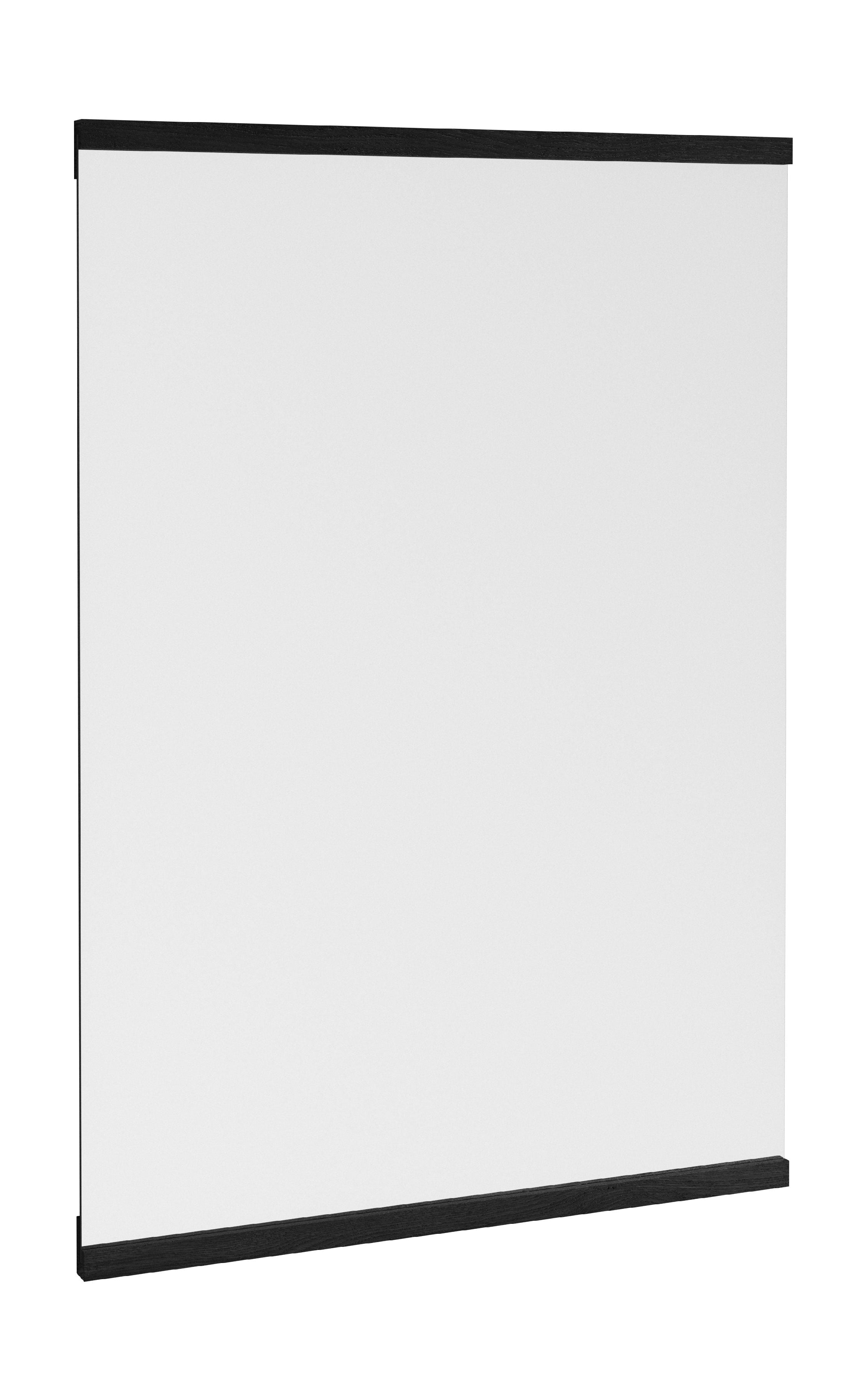 Moebe Rektangulär väggspegel 71,9x50 cm, svart