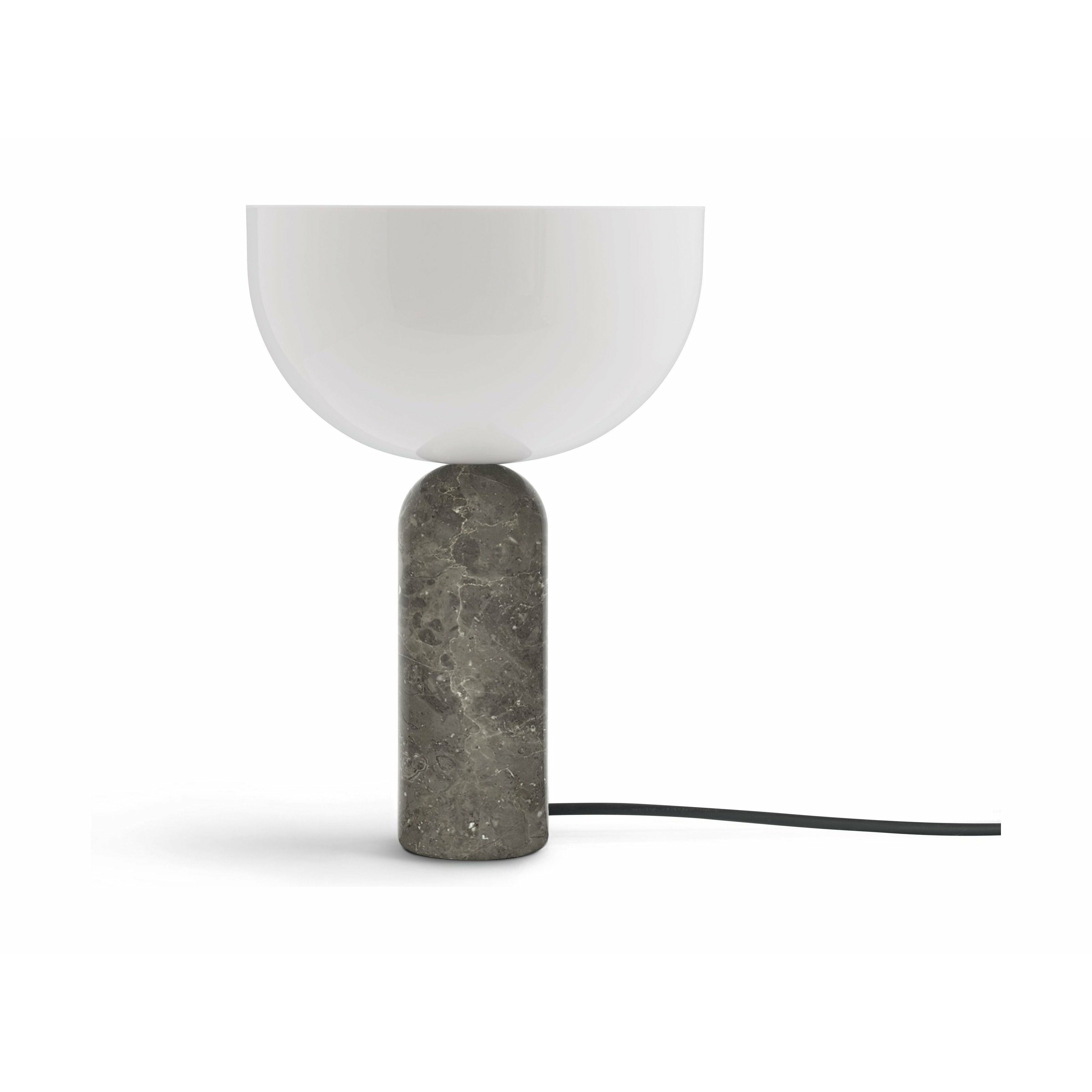 New Works Kizu bordslampa gris du marais marmor, liten