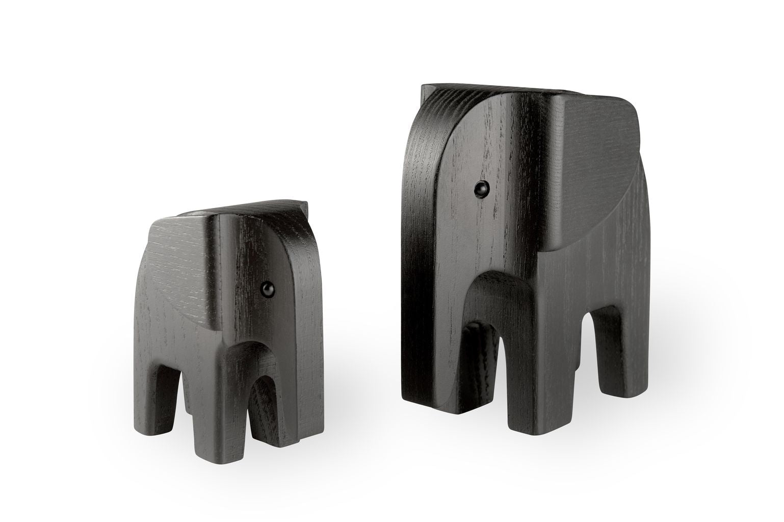 Novoform Design Elefant, svart aska träd