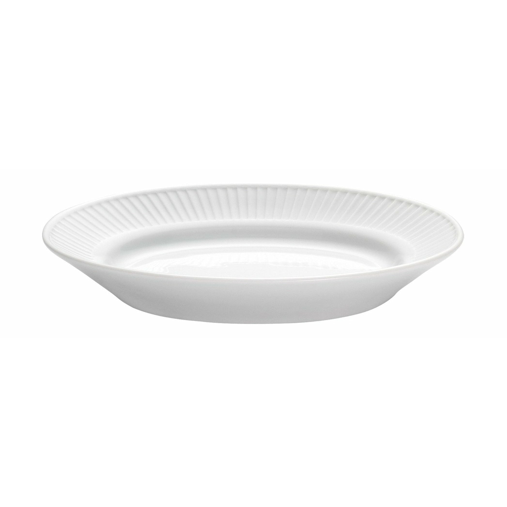 Pillivuyt Plissé Saucer/Dish No.6 White, 17cm