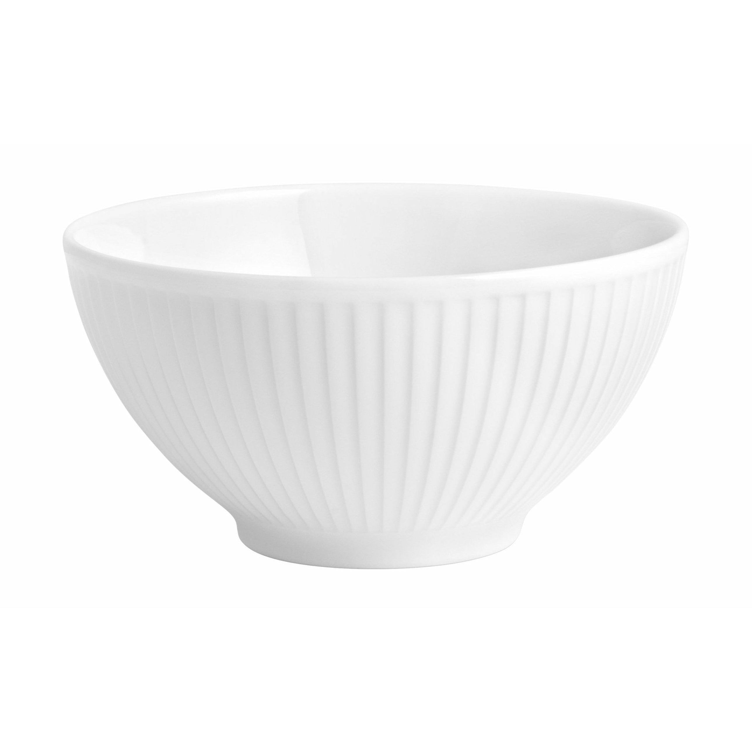 Pillivuyt Plissé Bowl White, 14 cm