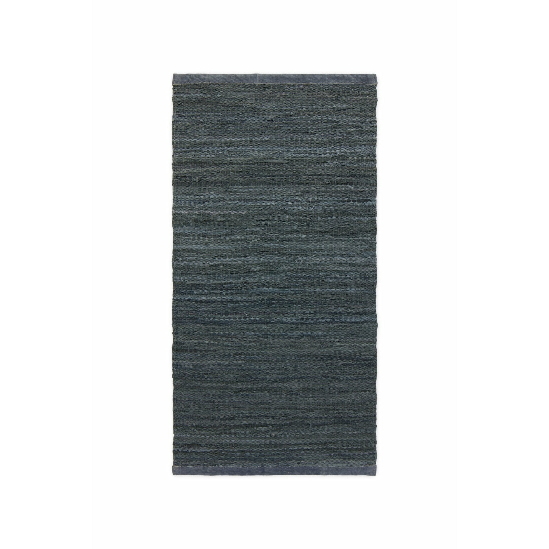 Rug Solid Läderfilt mörkgrå, 65 x 135 cm