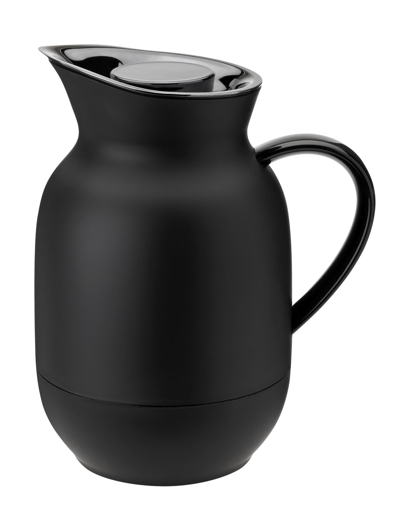 Stelton Amphora Thermo Han Coffee 1 L, Soft Black