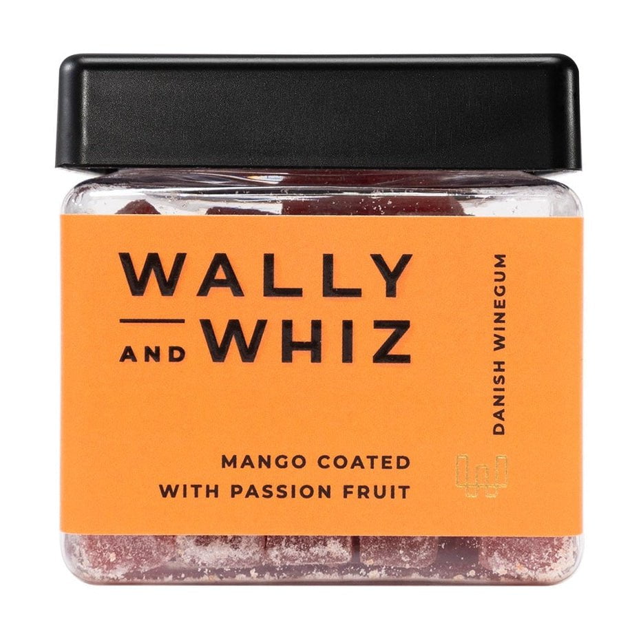 Wally and Whiz Vingummi kub mango med passionsfrukt, 140 g