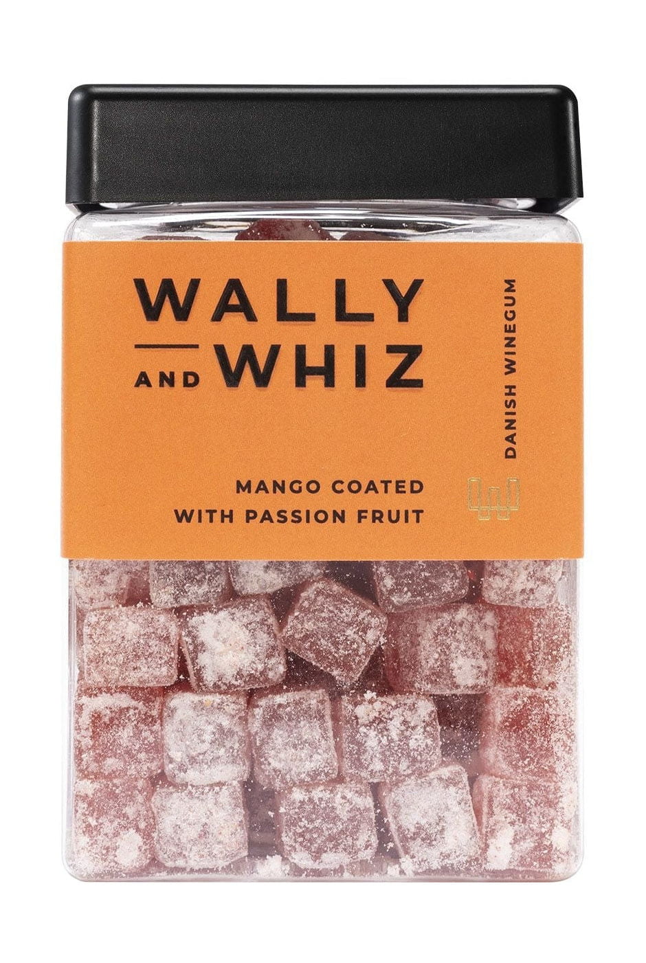 Wally and Whiz Vingummi kub mango med passionsfrukt, 240 g