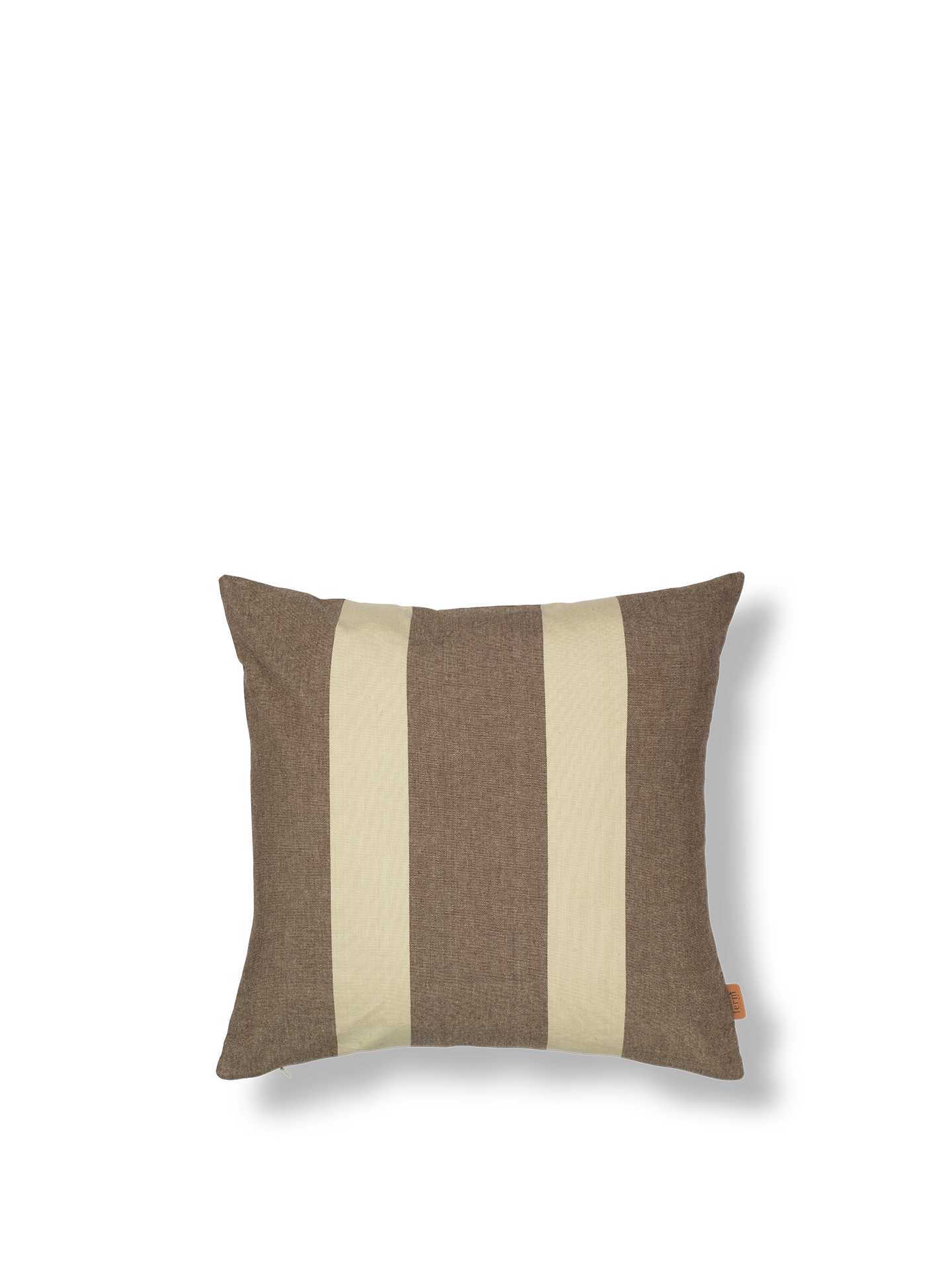 Ferm Living Strand Outdoor Cushion Carob Brown/Parchment