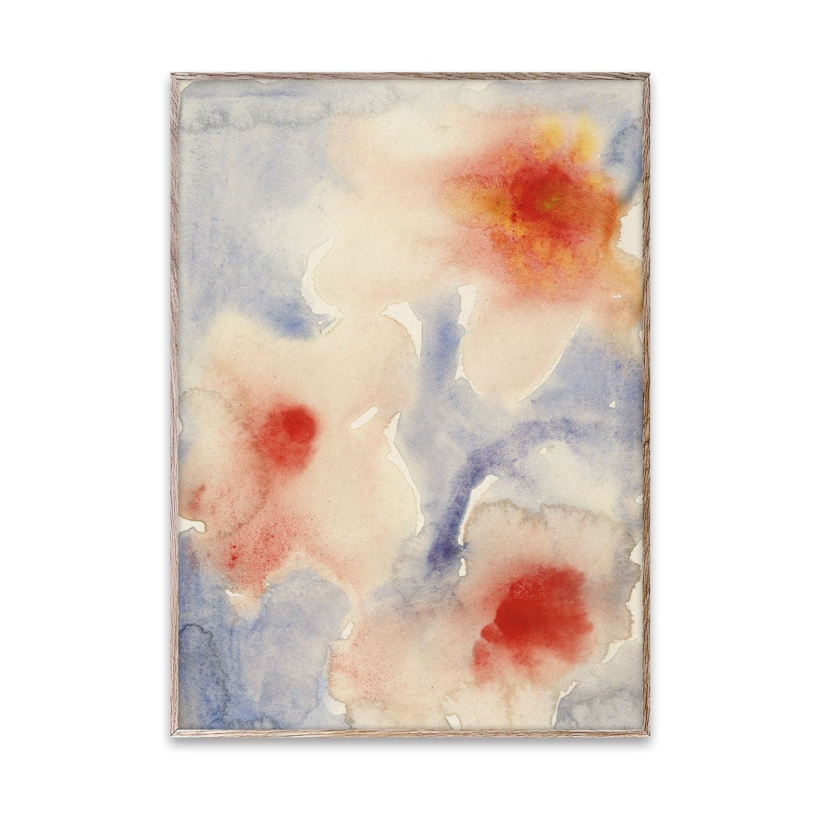 Paper Collective Tre blommor affisch, 30x40 cm