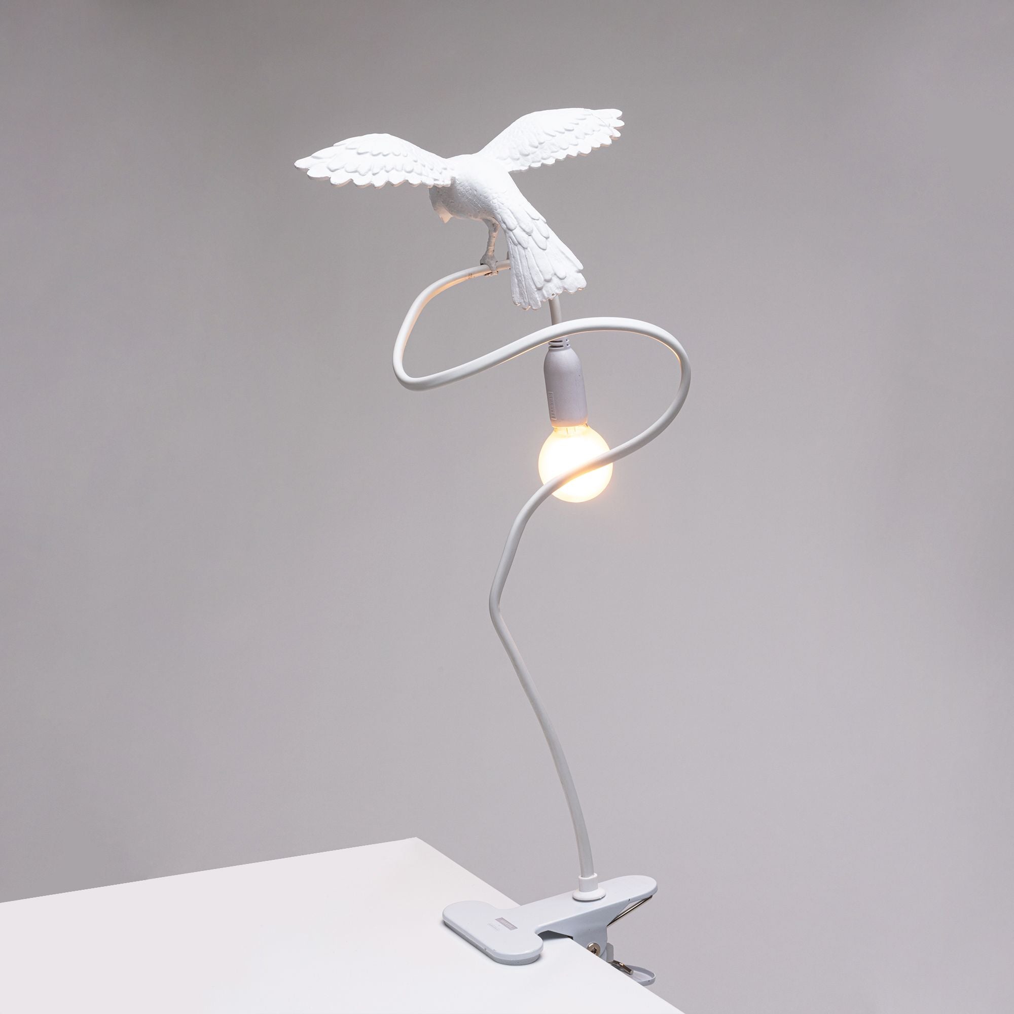Seletti Sparrow Lamp med klämma, kryssning