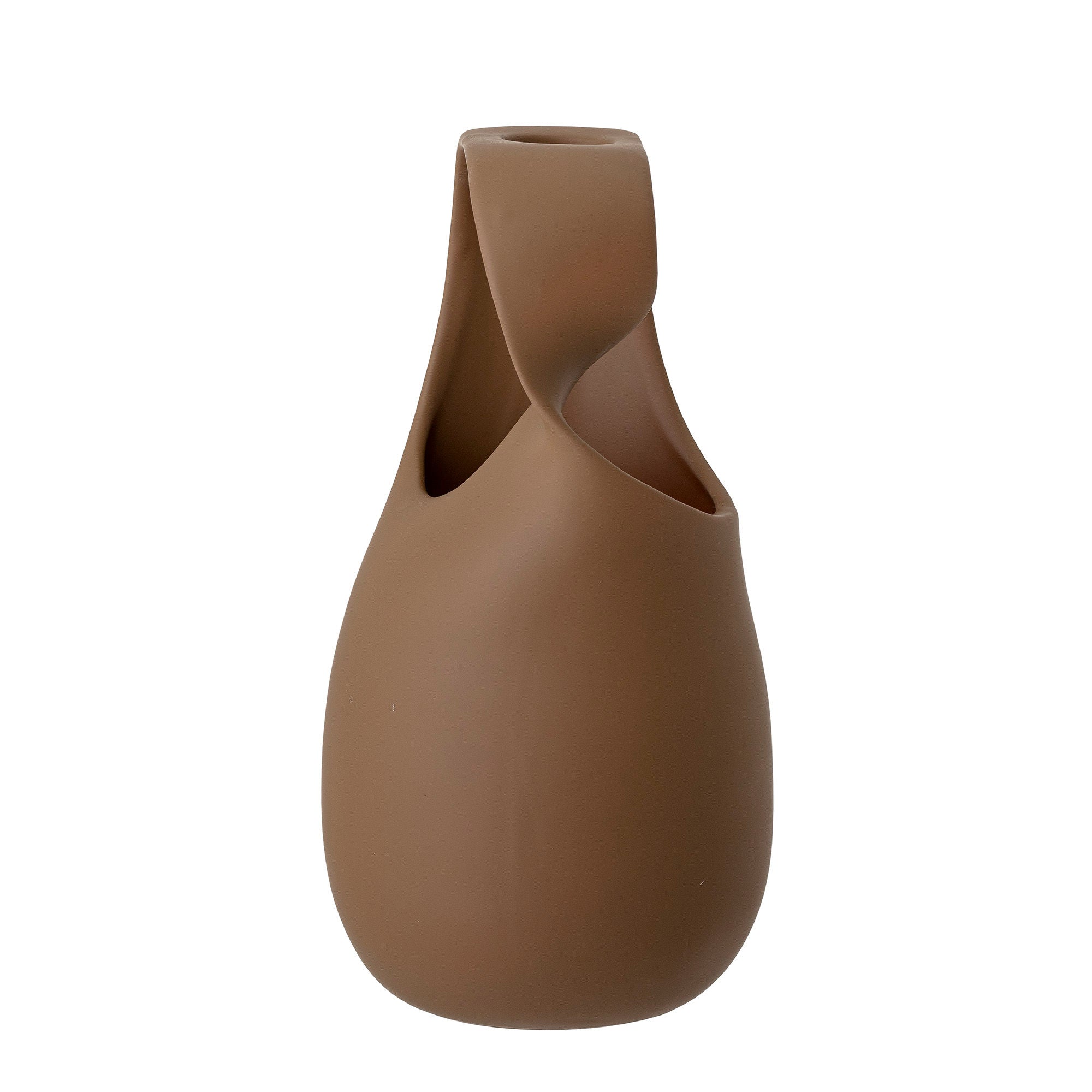 Bloomingville Nicita Vase, Brown, Stoneware