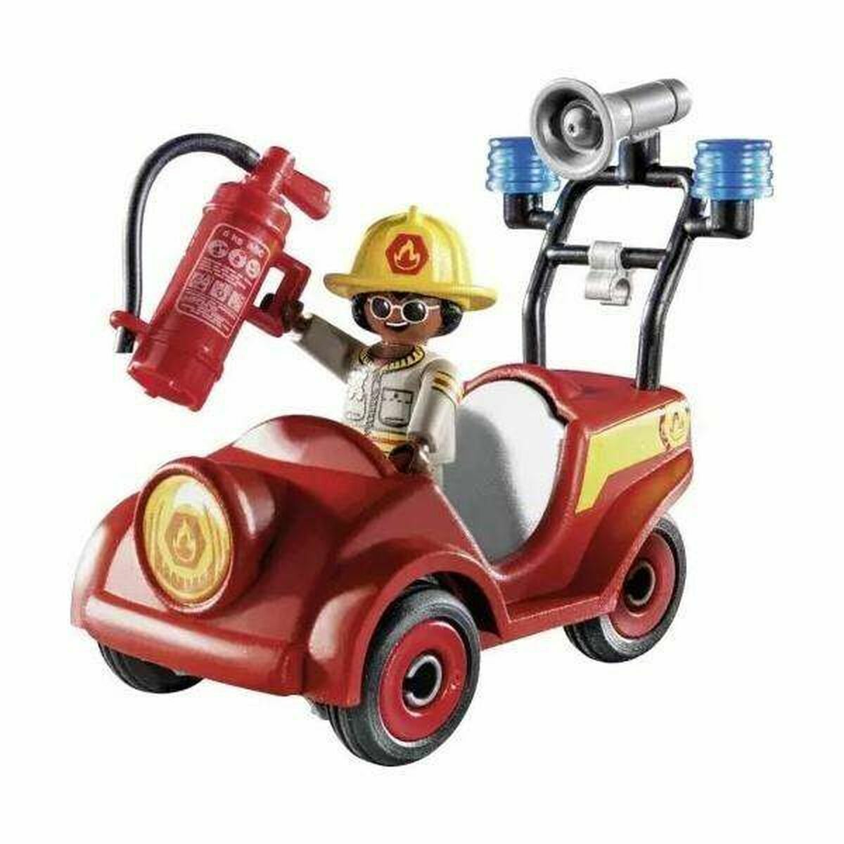 Playset Playmobil Duck on Call 70828 Car Fireman Mini (23 pcs)