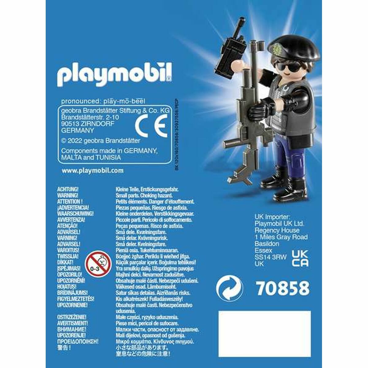 Jointed Figure Playmobil Playmo-Friends 70858 Police Officer (5 pcs)