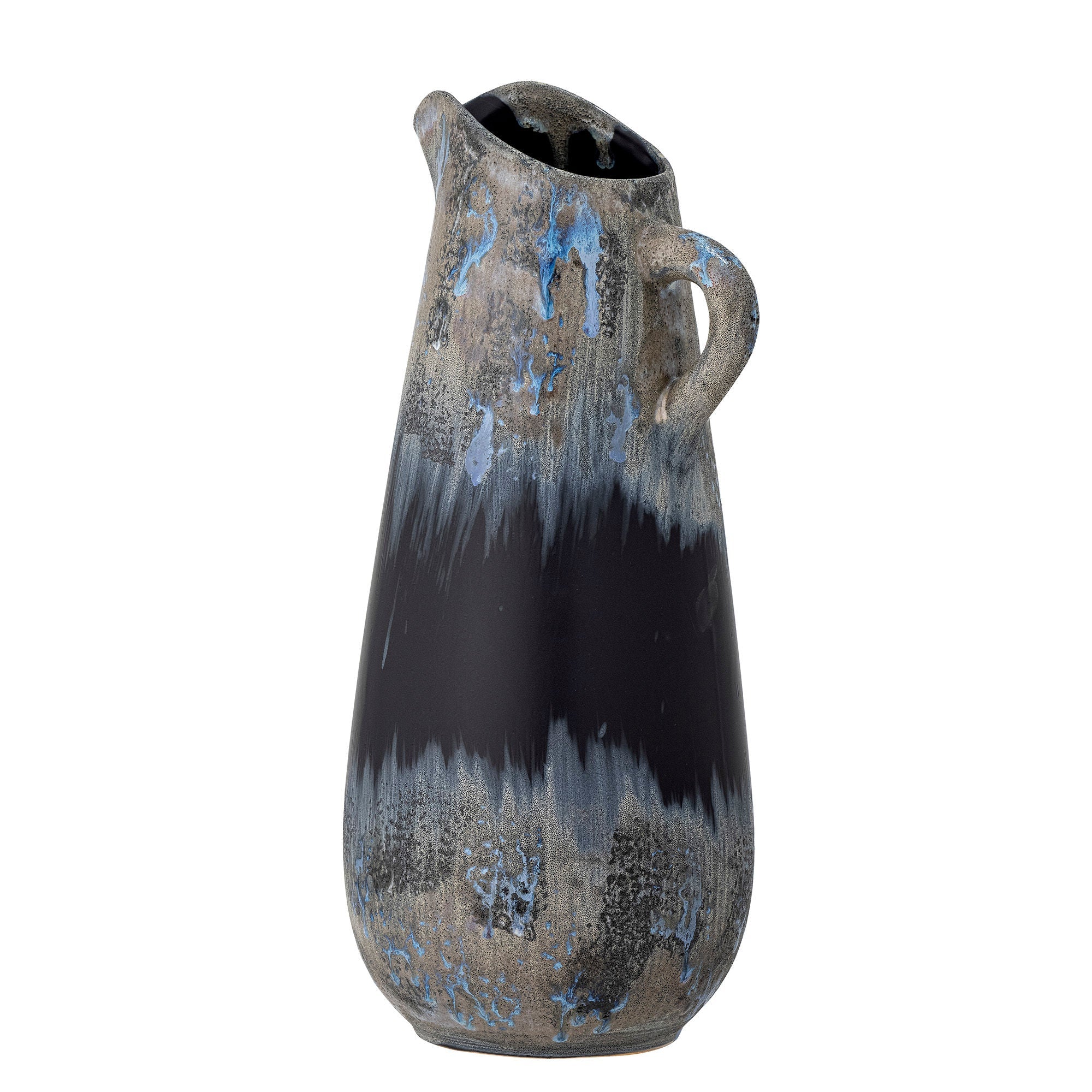 Creative Collection Khumo Vase, Black, Stoneware