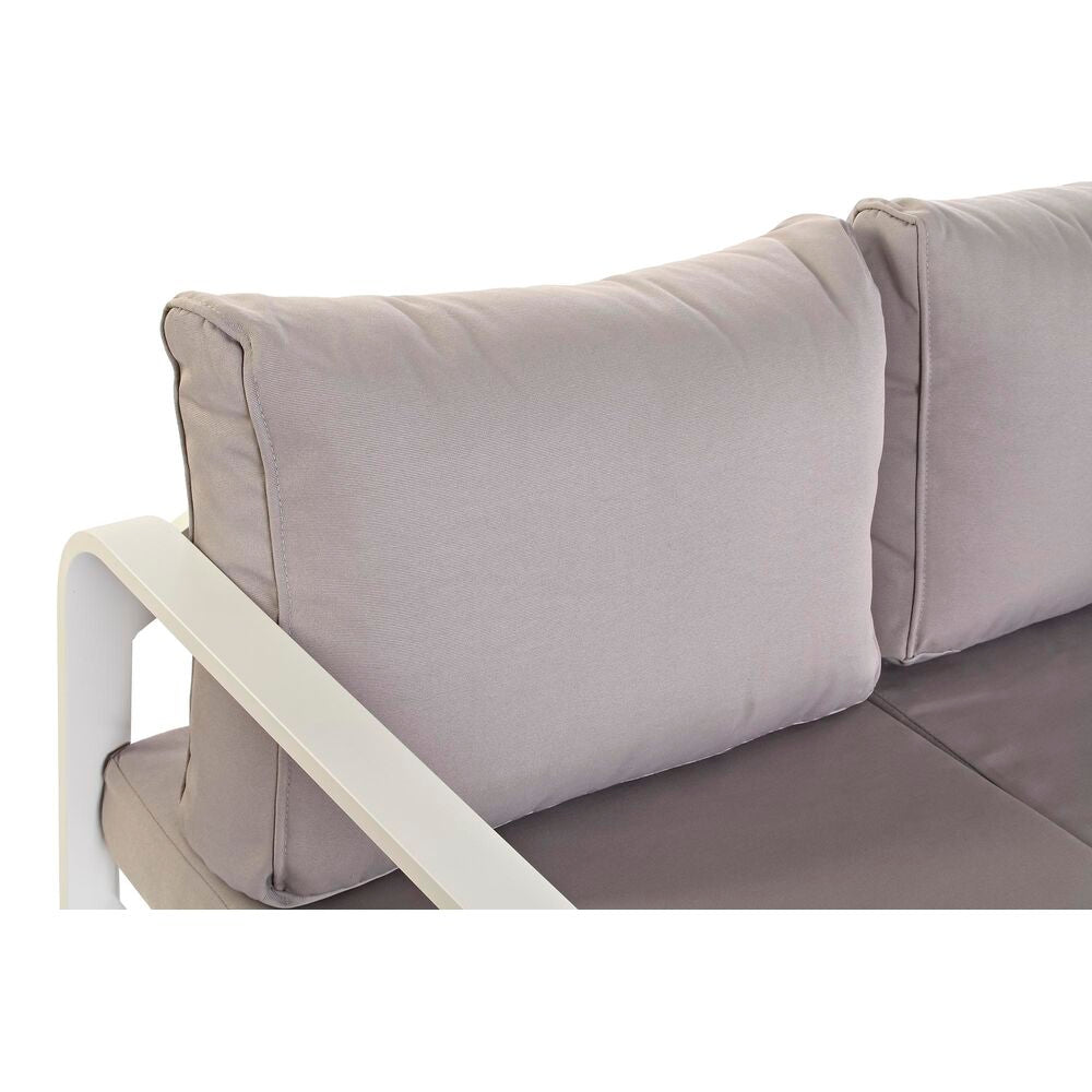 Garden sofa DKD Home Decor Grey Aluminium 78 cm 184 x 72 x 78 cm