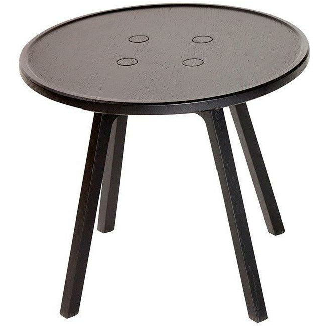 Andersen Furniture C2 soffbord i svart ek, Ø 50 cm