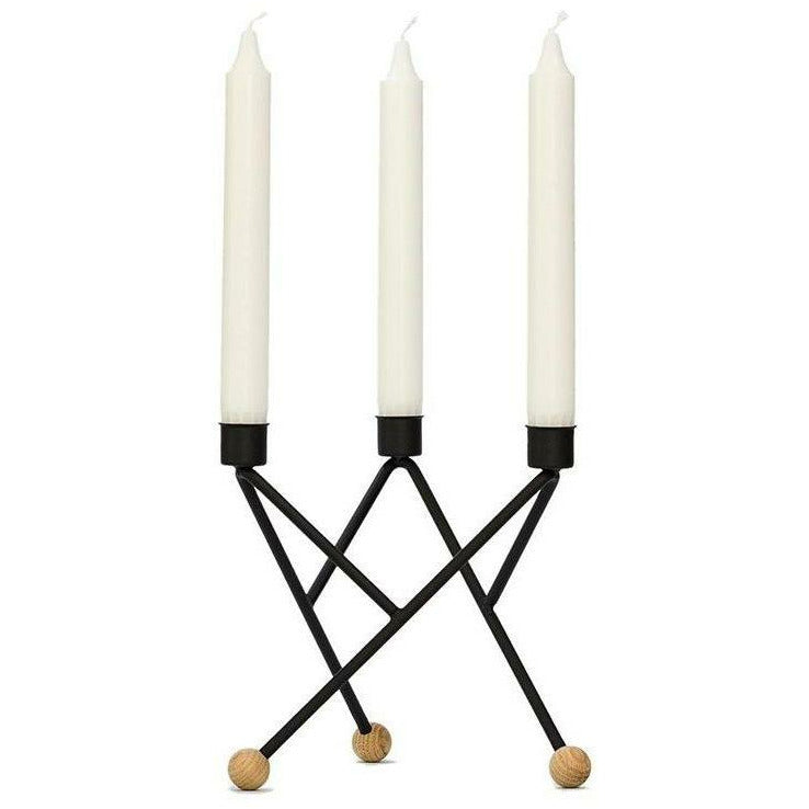 Andersen Furniture North Star Candlestick, svart, medium