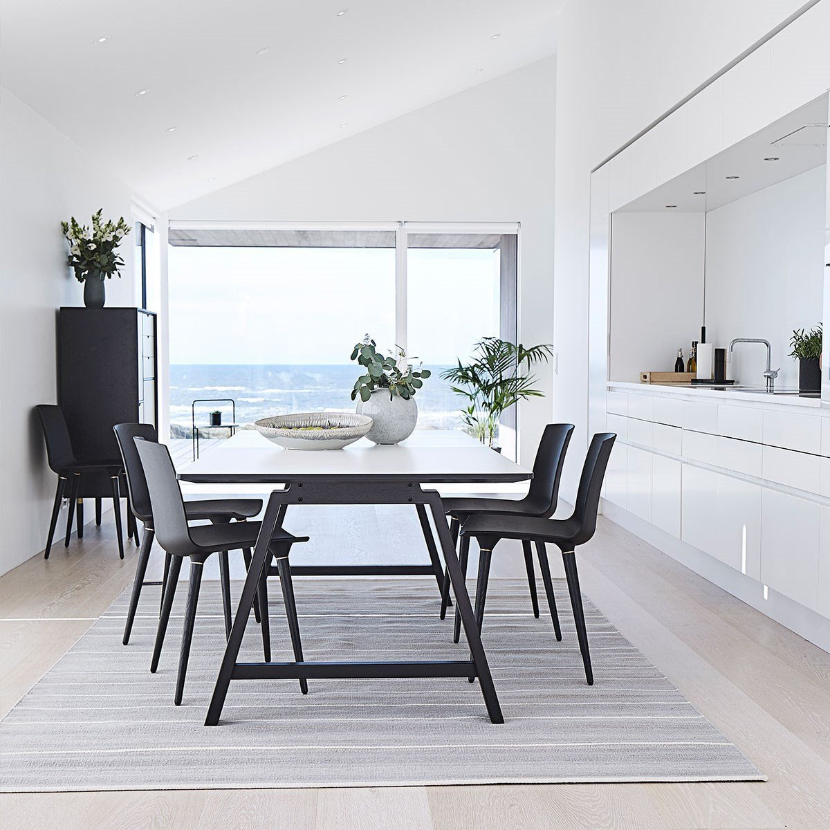 Andersen Furniture T1 Ytterligare platta, vit laminat, 50x88cm