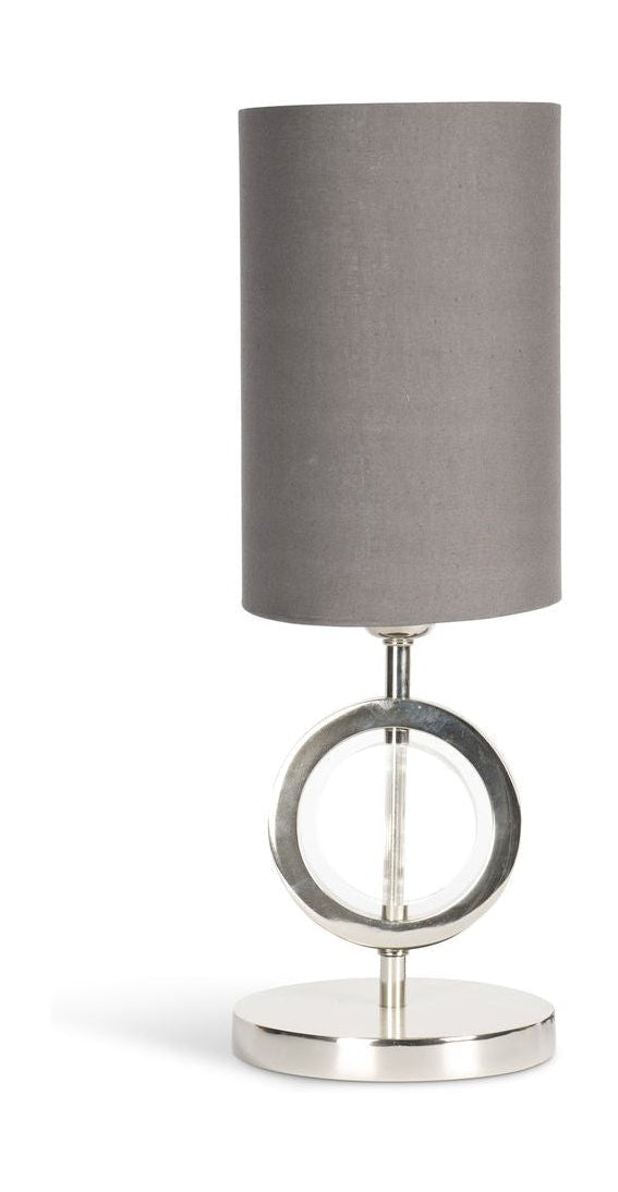 Authentic Models Art Déco Circle Lampe Single, Sølv