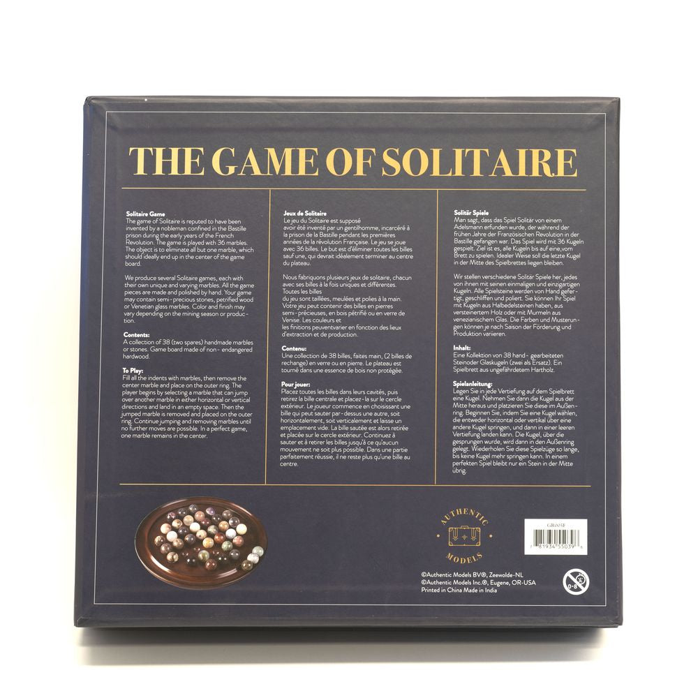 Authentic Models Solitaire Spil med 38 Kugler