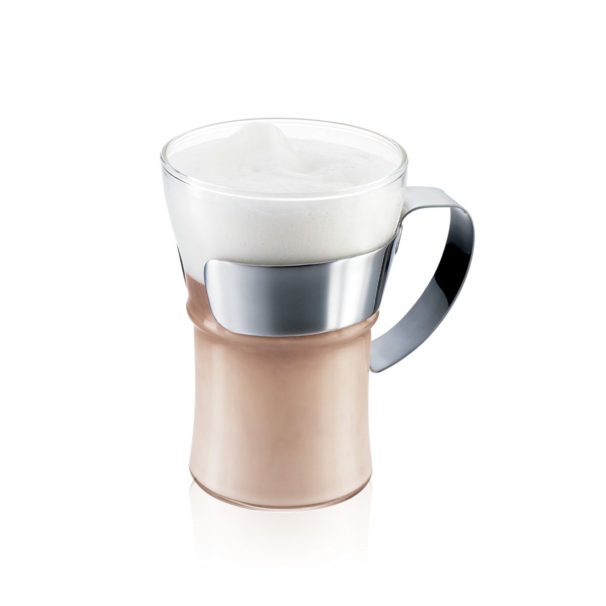 Bodum Assam kaffeglas med Hank Chrome 0,35 L, 2 st.