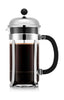 Bodum Chambord Kaffebrygger B: 0.14 Cm Krom 1 L, 8 Kop