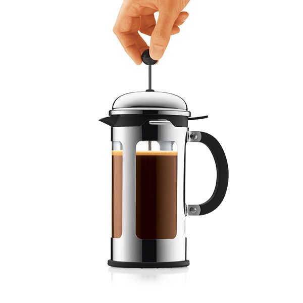 Bodum Chambord Kaffebrygger B: 0.18 Cm Krom 1 L, 8 Kop