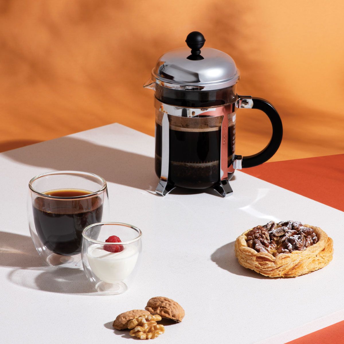 Bodum Chambord Kaffebrygger Rustfri Stål 0.5 L, 4 Kop