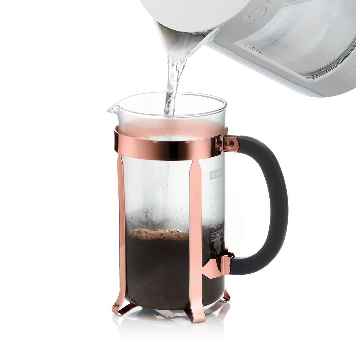 Bodum Chambord Kaffebrygger Rustfri Stål B: 0.17 Cm 1 L, 8 Kop