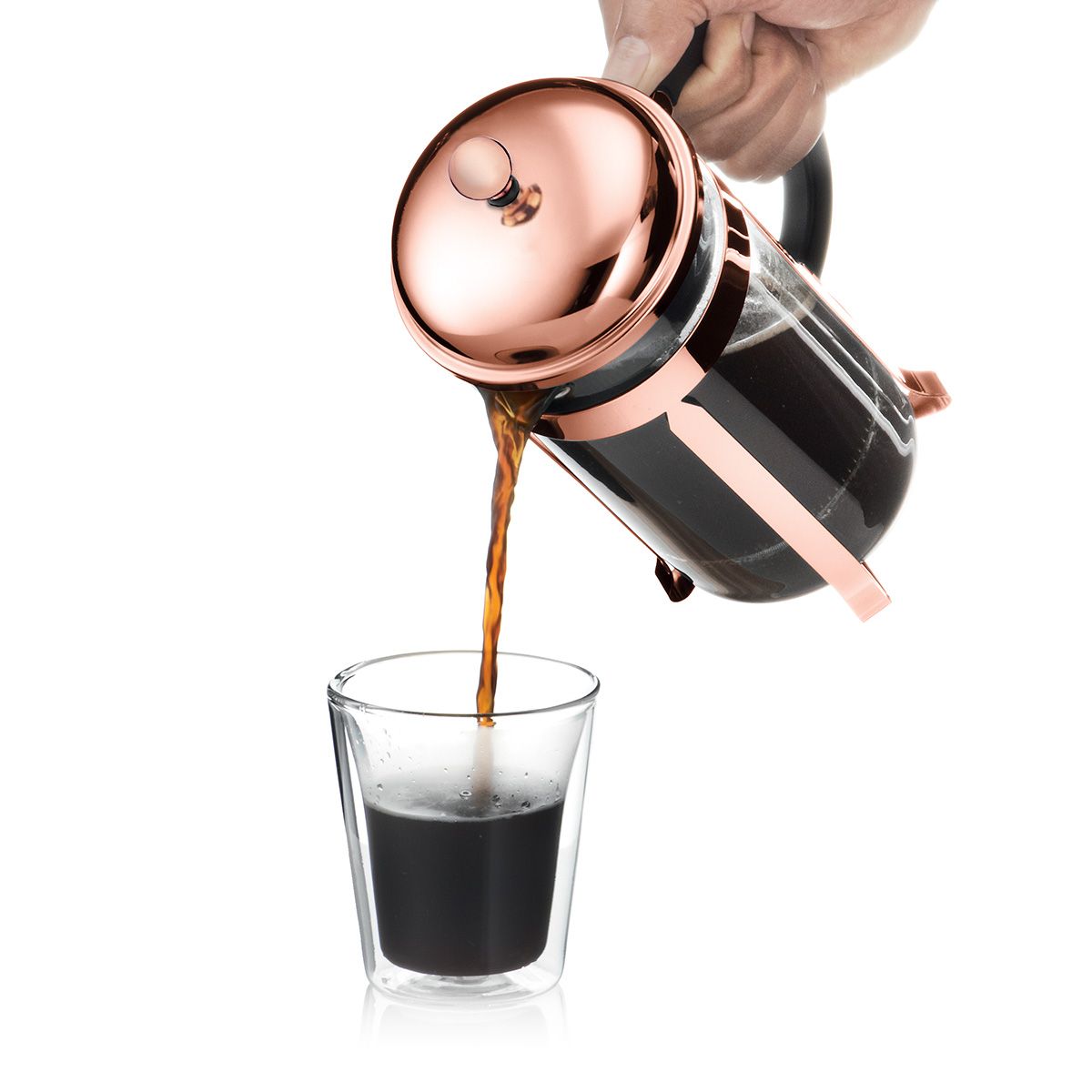 BODUM Chambord kaffebryggning rostfritt stål b: 0,17 cm 1 l, 8 kopp