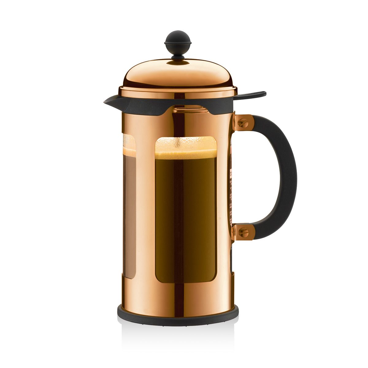 Bodum Chambord Kaffebrygger Rustfri Stål B: 0.18 Cm 1 L, 8 Kop