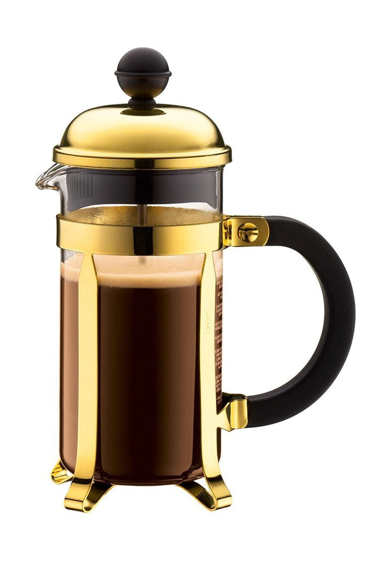 Bodum Chambord kaffebryggning rostfritt stål guld 0,35 L, 3 kopp