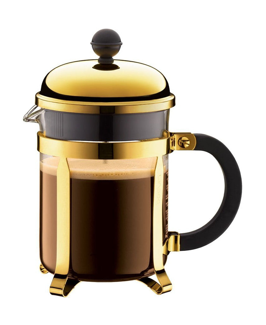 Bodum Chambord kaffebryggning rostfritt stål guld 0,5 L, 4 kopp